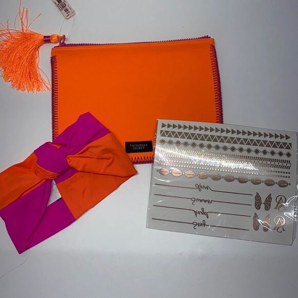 Victoria's Secret Accessories - 🔥Victoria's Secret bag, head band & 17 tattoo New